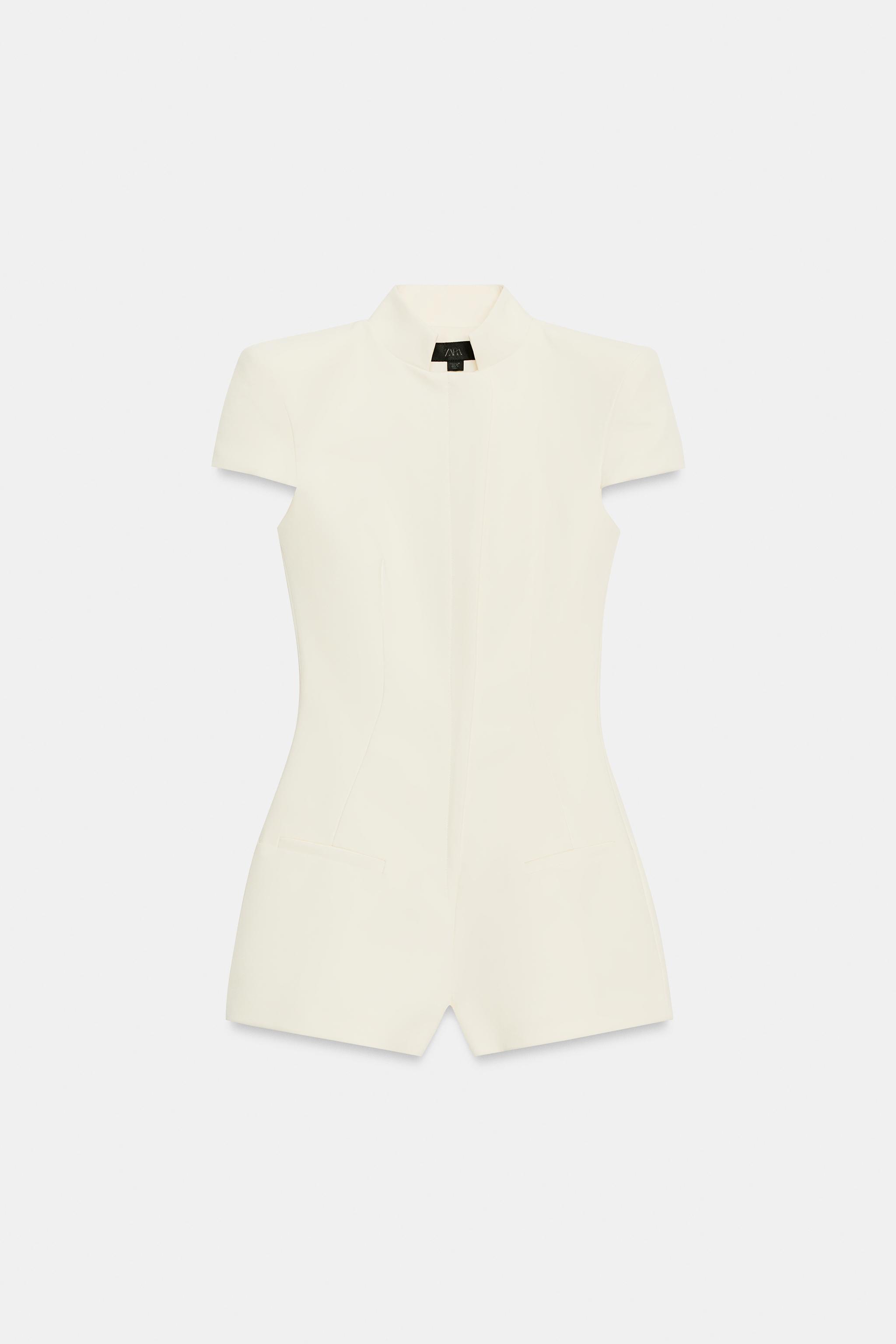 COMBI-SHORT À ÉPAULETTES